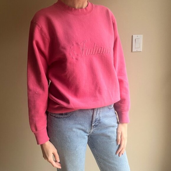 Vintage Cotton Pink Sweatshirt, Women’s Small, Munsingwear, Pullover Sweater - Picture 4 of 5